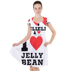 I Love Jelly Bean Cap Sleeve Midi Dress by ilovewhateva