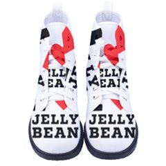 I Love Jelly Bean High-top Canvas Sneakers by ilovewhateva