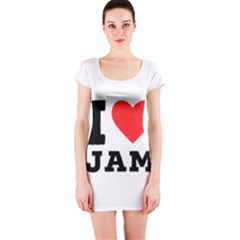 I Love Jam Short Sleeve Bodycon Dress by ilovewhateva