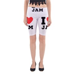 I Love Jam Yoga Cropped Leggings by ilovewhateva