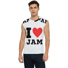 I Love Jam Men s Raglan Cap Sleeve Tee by ilovewhateva