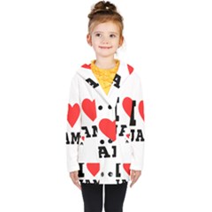 I Love Jam Kids  Double Breasted Button Coat by ilovewhateva