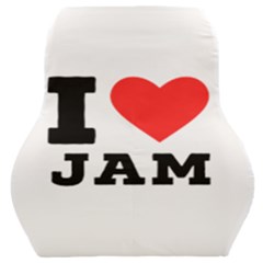 I Love Jam Car Seat Back Cushion  by ilovewhateva