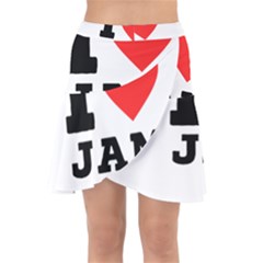 I Love Jam Wrap Front Skirt by ilovewhateva