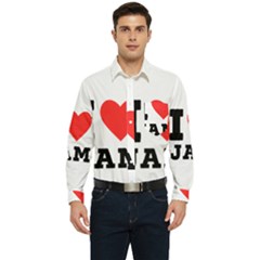 I Love Jam Men s Long Sleeve Pocket Shirt  by ilovewhateva