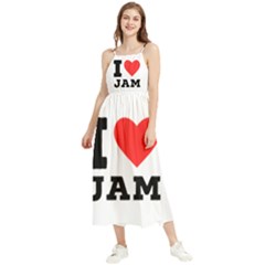 I Love Jam Boho Sleeveless Summer Dress by ilovewhateva