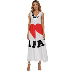 I Love Jam V-neck Sleeveless Loose Fit Overalls by ilovewhateva