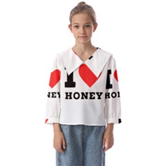 I Love Honey Kids  Sailor Shirt by ilovewhateva