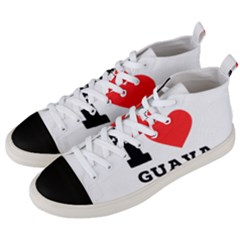 I Love Guava  Men s Mid-top Canvas Sneakers by ilovewhateva