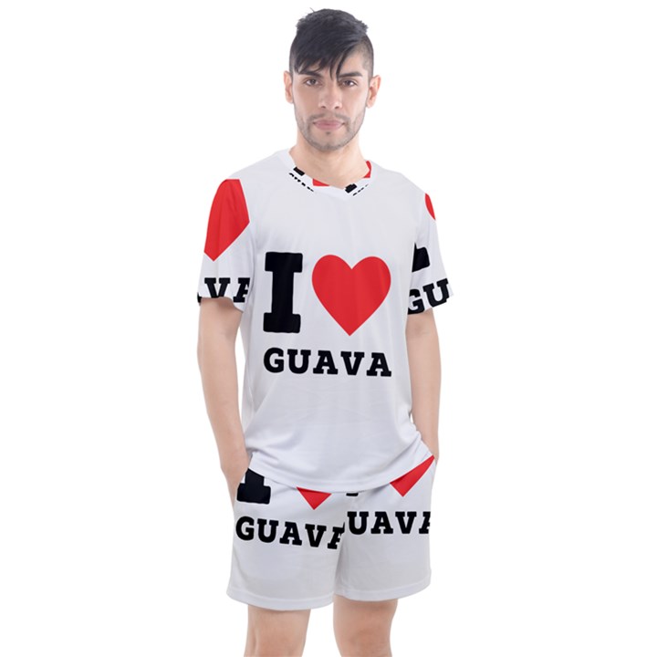 I love guava  Men s Mesh Tee and Shorts Set