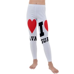 I Love Guava  Kids  Lightweight Velour Leggings by ilovewhateva