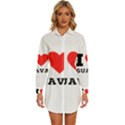 I love guava  Womens Long Sleeve Shirt Dress View1