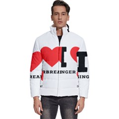 I Love Gingerbread Men s Puffer Bubble Jacket Coat by ilovewhateva