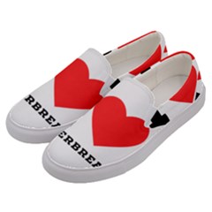 I Love Gingerbread Men s Canvas Slip Ons by ilovewhateva