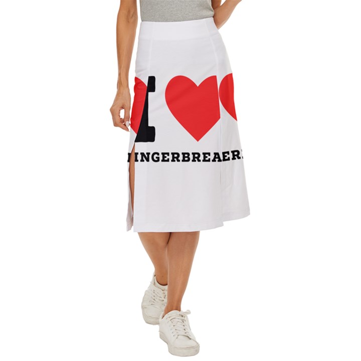 I love gingerbread Midi Panel Skirt