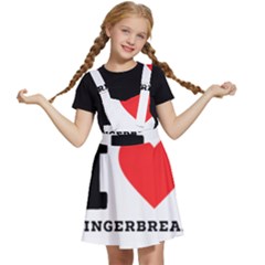 I Love Gingerbread Kids  Apron Dress by ilovewhateva