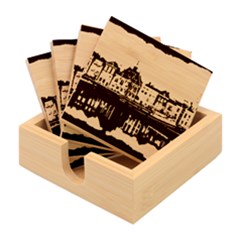 Old Port Of Maasslui Netherlands Bamboo Coaster Set by 99art