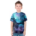 Abstract Graphics Nebula Psychedelic Space Kids  Cotton Tee View1