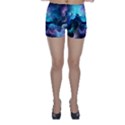 Abstract Graphics Nebula Psychedelic Space Skinny Shorts View1