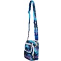 Abstract Graphics Nebula Psychedelic Space Shoulder Strap Belt Bag View2