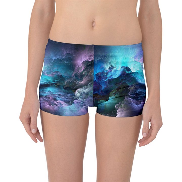 Abstract Graphics Nebula Psychedelic Space Reversible Boyleg Bikini Bottoms