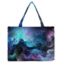 Abstract Graphics Nebula Psychedelic Space Zipper Medium Tote Bag View1