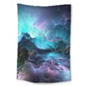 Abstract Graphics Nebula Psychedelic Space Large Tapestry View1