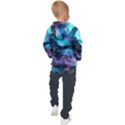 Abstract Graphics Nebula Psychedelic Space Kids  Hooded Pullover View2