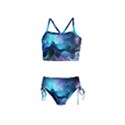 Abstract Graphics Nebula Psychedelic Space Girls  Tankini Swimsuit View1