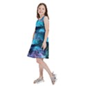 Abstract Graphics Nebula Psychedelic Space Kids  Skater Dress View2