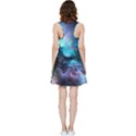 Abstract Graphics Nebula Psychedelic Space Inside Out Racerback Dress View2