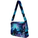 Abstract Graphics Nebula Psychedelic Space Full Print Messenger Bag (L) View2