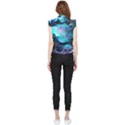 Abstract Graphics Nebula Psychedelic Space Frill Detail Shirt View2