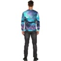 Abstract Graphics Nebula Psychedelic Space Men s Fleece Sweatshirt View4