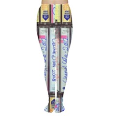 Cassette Tape Music Vintage 1980s 70s Tights