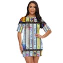 Cassette Tape Music Vintage 1980s 70s Just Threw It On Dress View1