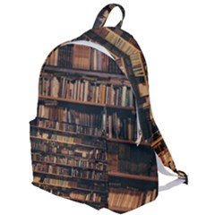 Books On Bookshelf Assorted Color Book Lot In Bookcase Library The Plain Backpack