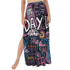 Graffiti Art Psychedelic Art Graphic Design Modern Art Maxi Chiffon Tie-up Sarong by 99art