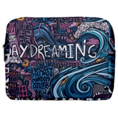 Graffiti Art Psychedelic Art Graphic Design Modern Art Make Up Pouch (large) by 99art