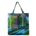 Anime Landscape Apocalyptic Ruins Water City Cityscape Grocery Tote Bag View1