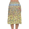 Waldo Cartoon Where s Wally Water Sky Sea Day Nature Velvet Flared Midi Skirt View2