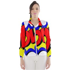 Pow Comic Comic Book Fight Women s Windbreaker by 99art