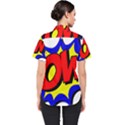 Pow Comic Comic Book Fight Women s Short Sleeve Shirt View2