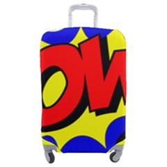 Pow Comic Comic Book Fight Luggage Cover (medium) by 99art