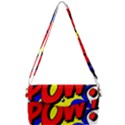 Pow Comic Comic Book Fight Removable Strap Clutch Bag View1