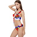 Pow Comic Comic Book Fight Low Cut Ruffle Edge Bikini Set View2