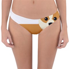 Corgi Dog Puppy Reversible Hipster Bikini Bottoms by 99art