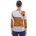 Corgi Dog Puppy V-Neck Long Sleeve Top View2