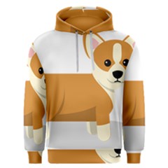 Corgi Dog Puppy Men s Overhead Hoodie by 99art