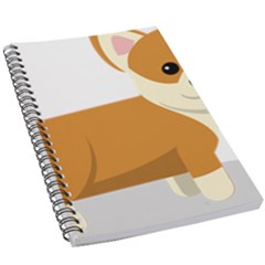 Corgi Dog Puppy 5 5  X 8 5  Notebook